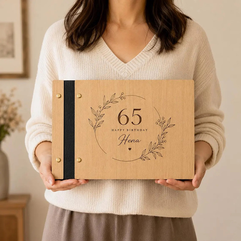 Custom Photo Book - Custom 50th 60th 70th Birthday Photo