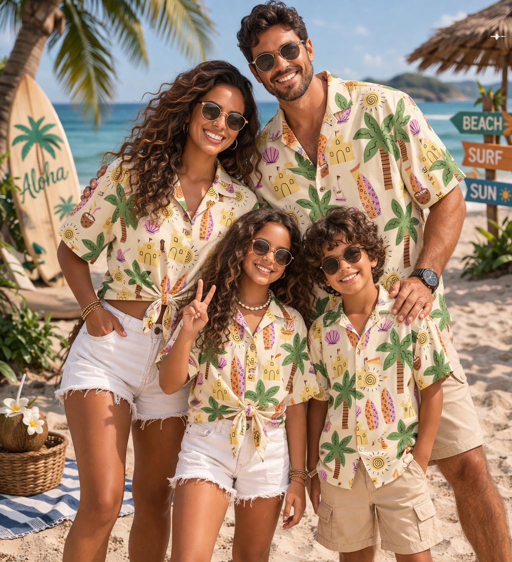 Hawaiian Children's Shirt Plan - Family Tree Print review and price