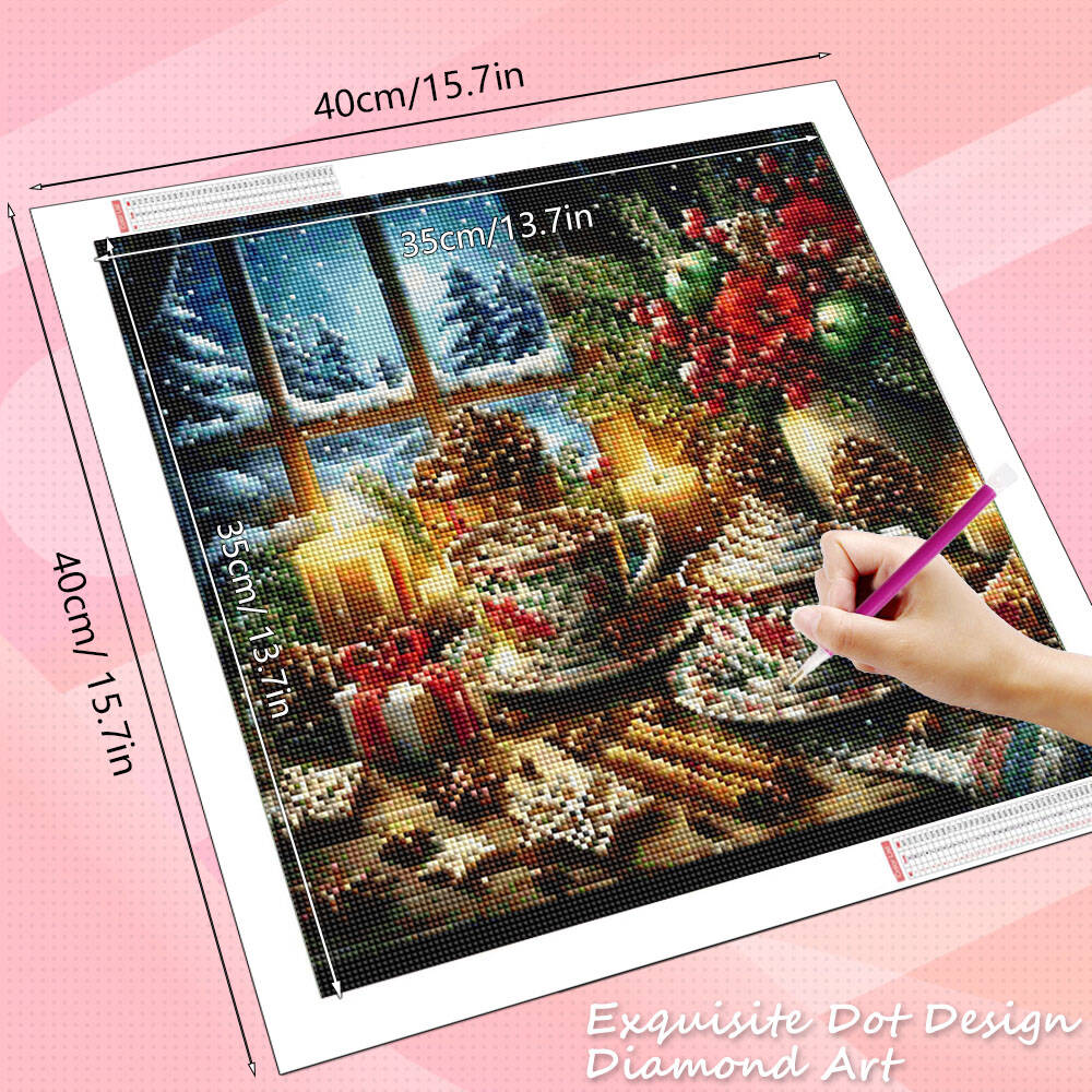 HUACAN Diamond Painting Coffee - Photo Mosaic Print review and price