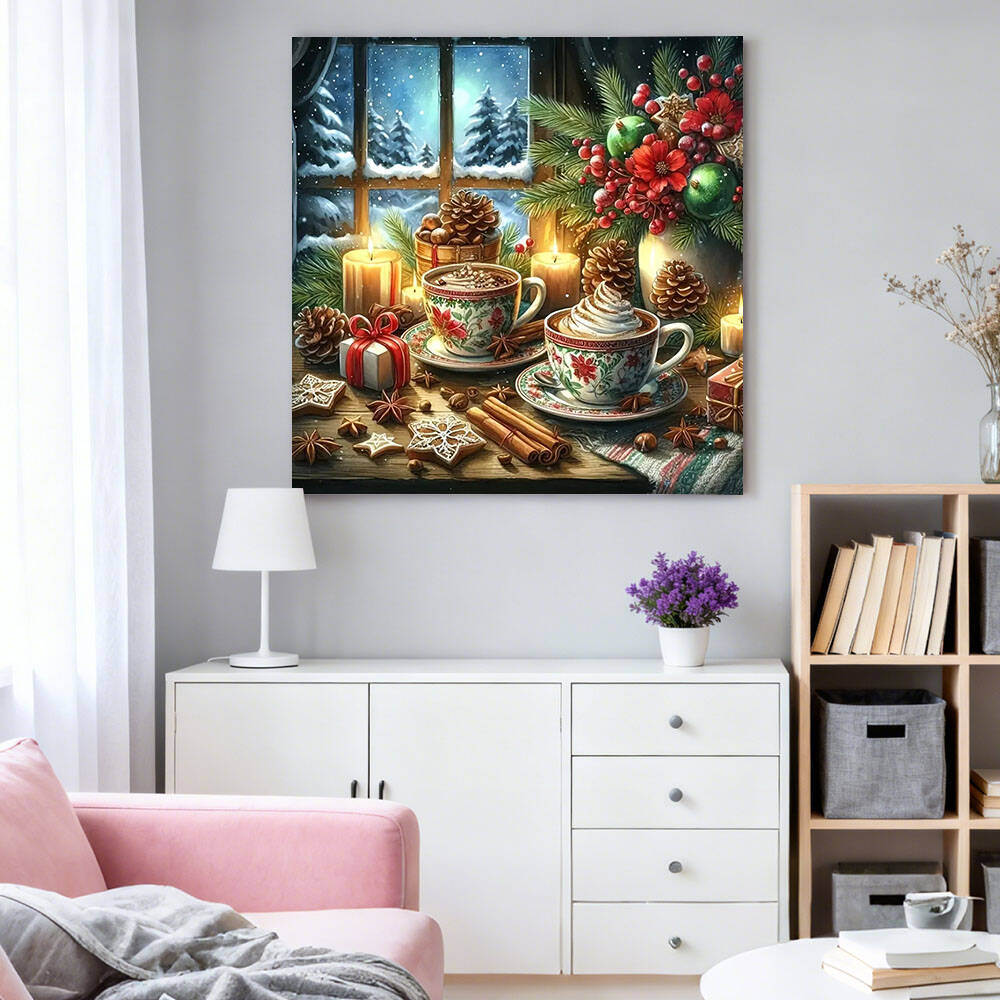 HUACAN Diamond Painting Coffee - Photo Mosaic Print review and price